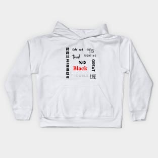 words Kids Hoodie